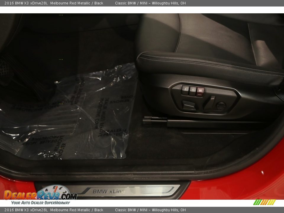 2016 BMW X3 xDrive28i Melbourne Red Metallic / Black Photo #6