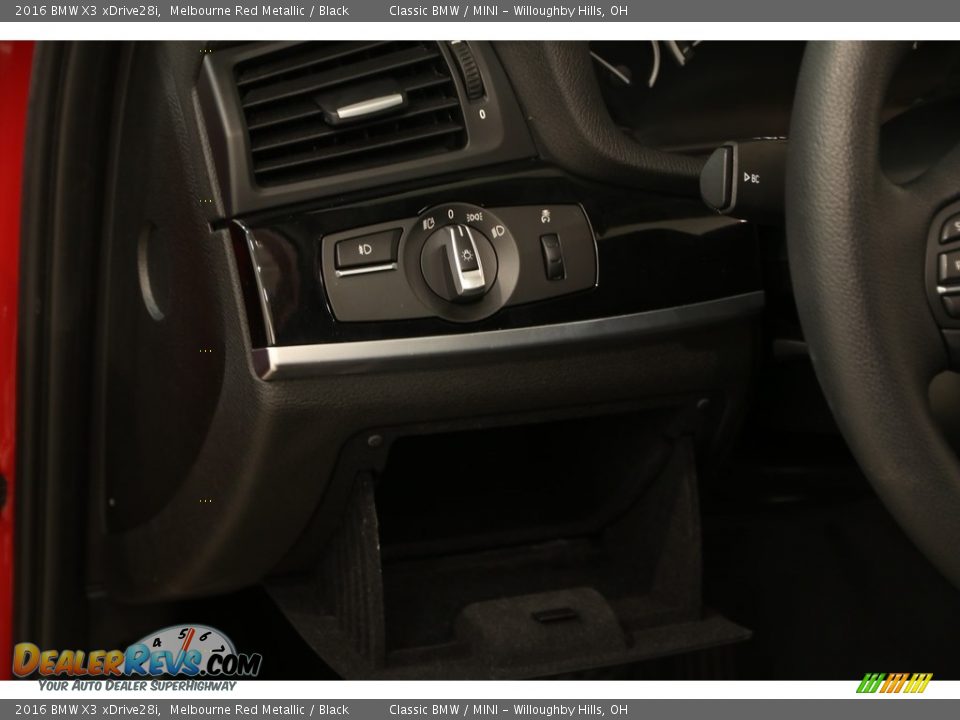 2016 BMW X3 xDrive28i Melbourne Red Metallic / Black Photo #7