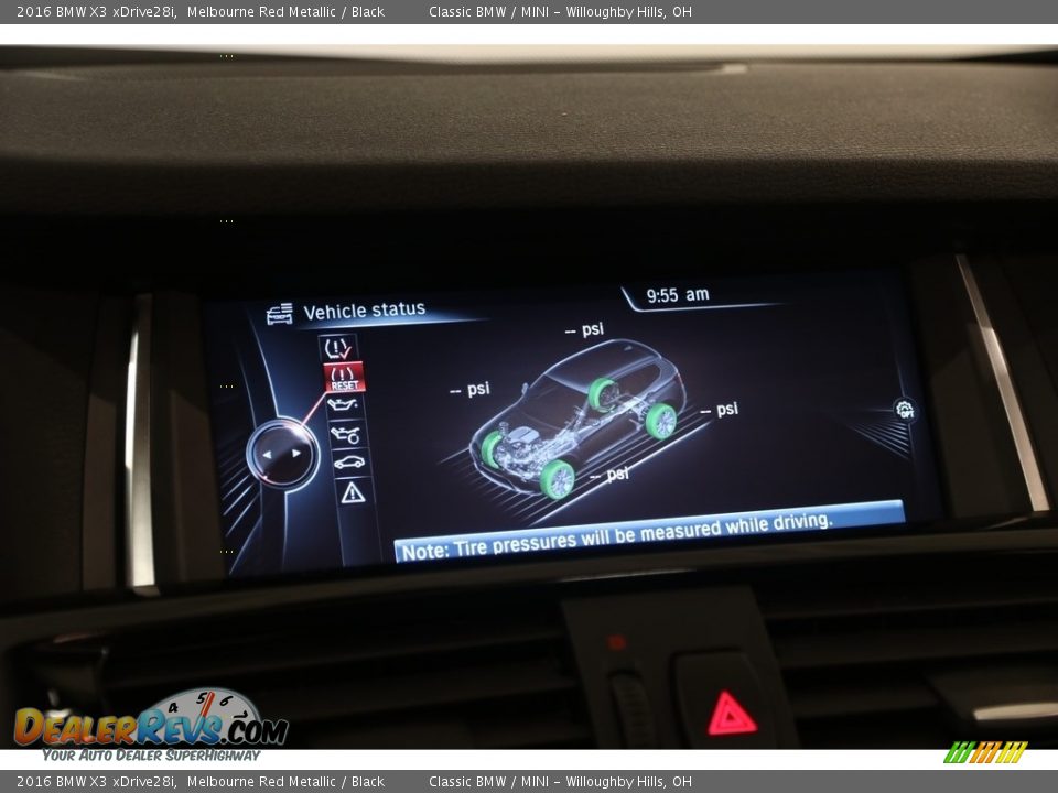 2016 BMW X3 xDrive28i Melbourne Red Metallic / Black Photo #17