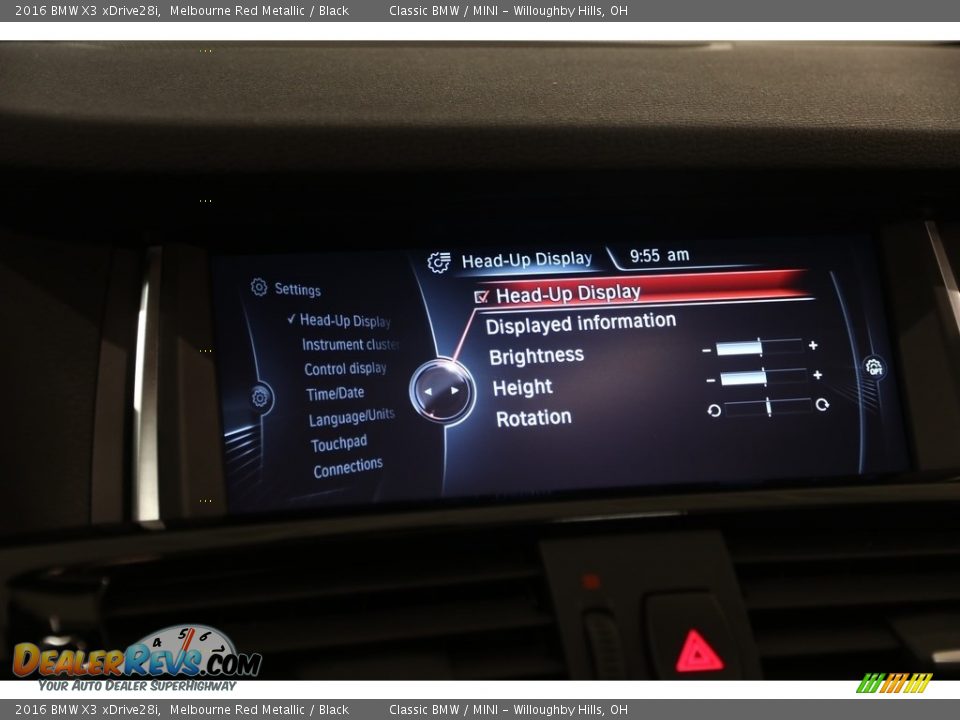 2016 BMW X3 xDrive28i Melbourne Red Metallic / Black Photo #19