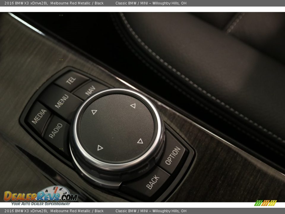 2016 BMW X3 xDrive28i Melbourne Red Metallic / Black Photo #24