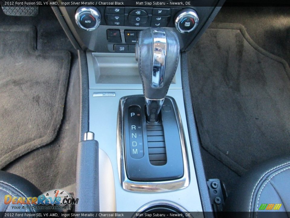 2012 Ford Fusion SEL V6 AWD Ingot Silver Metallic / Charcoal Black Photo #28