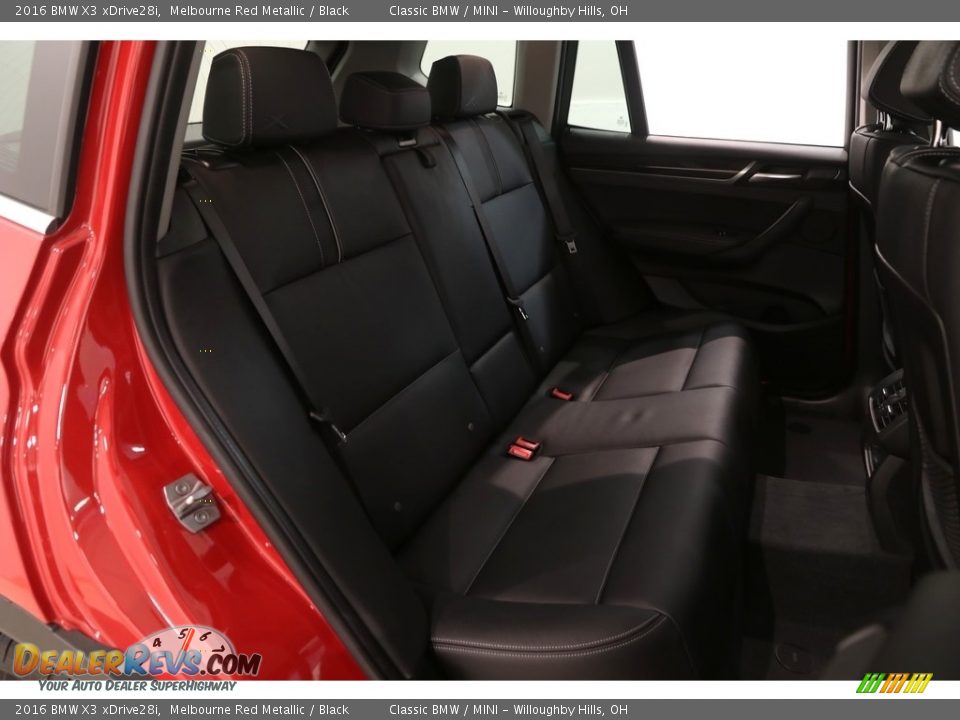 2016 BMW X3 xDrive28i Melbourne Red Metallic / Black Photo #30