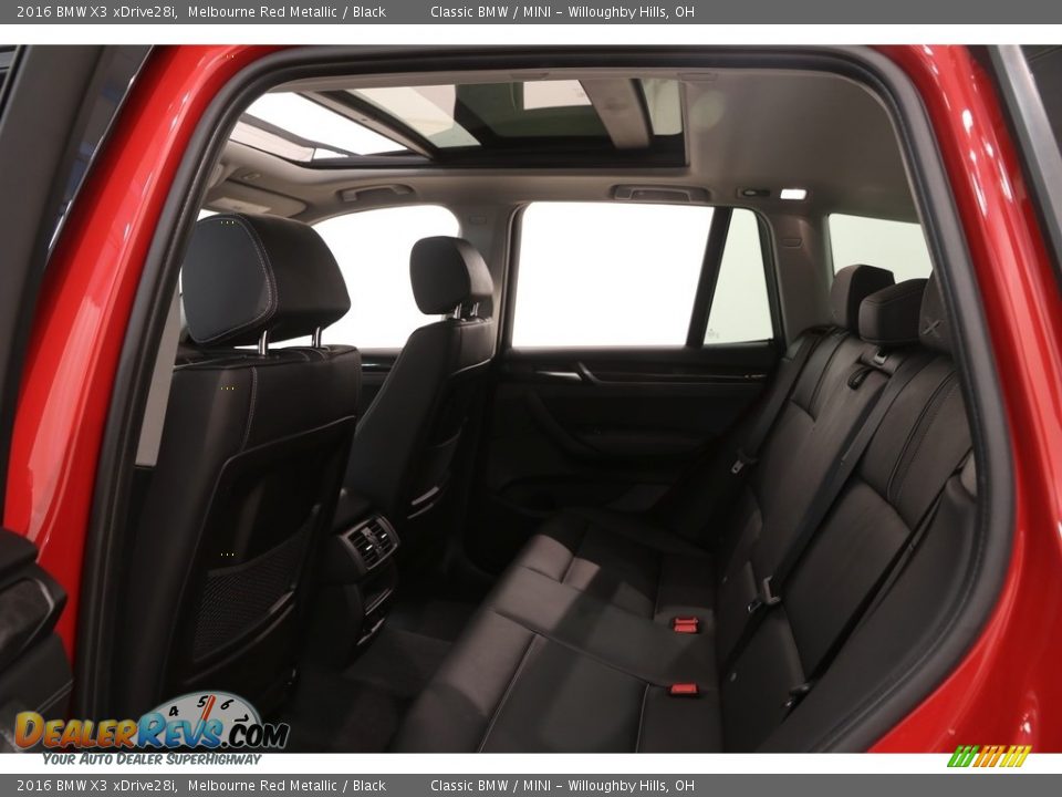 2016 BMW X3 xDrive28i Melbourne Red Metallic / Black Photo #31