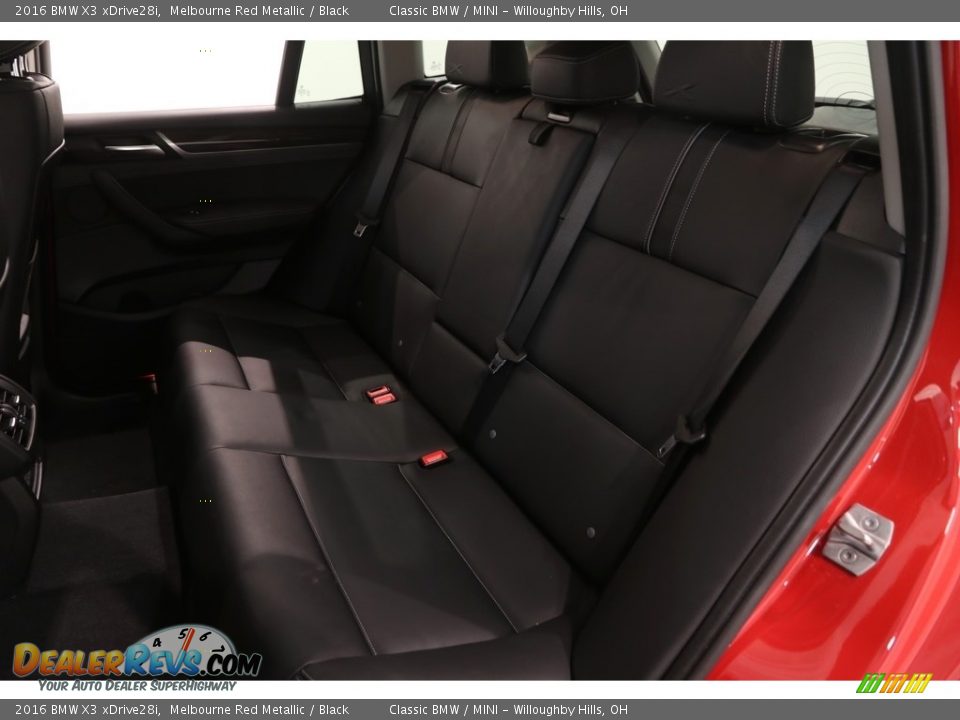 2016 BMW X3 xDrive28i Melbourne Red Metallic / Black Photo #32