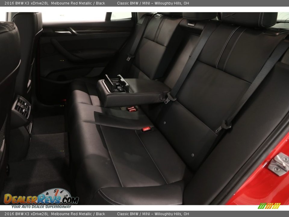 2016 BMW X3 xDrive28i Melbourne Red Metallic / Black Photo #33