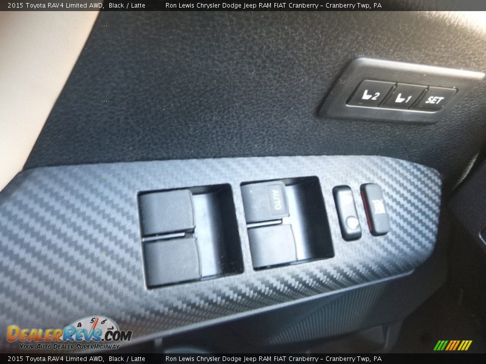 2015 Toyota RAV4 Limited AWD Black / Latte Photo #20