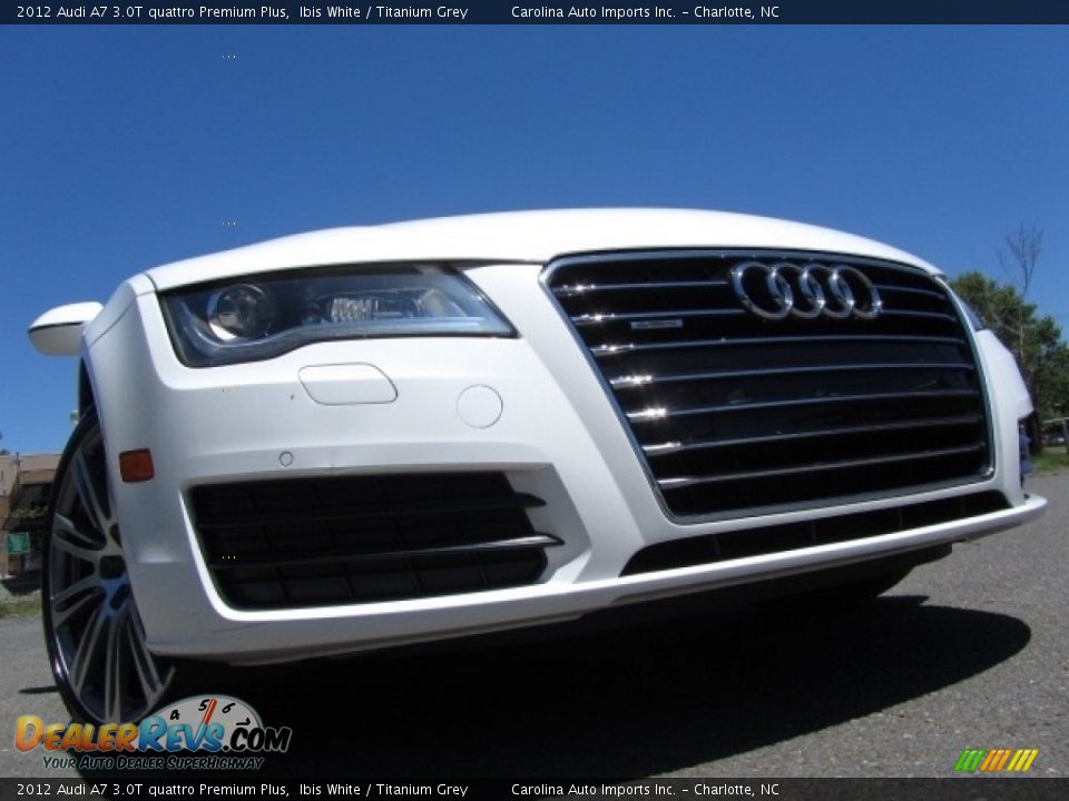 2012 Audi A7 3.0T quattro Premium Plus Ibis White / Titanium Grey Photo #1