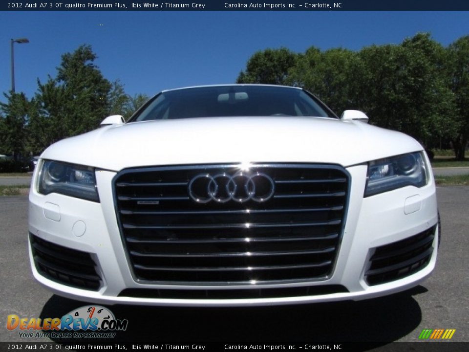 2012 Audi A7 3.0T quattro Premium Plus Ibis White / Titanium Grey Photo #4