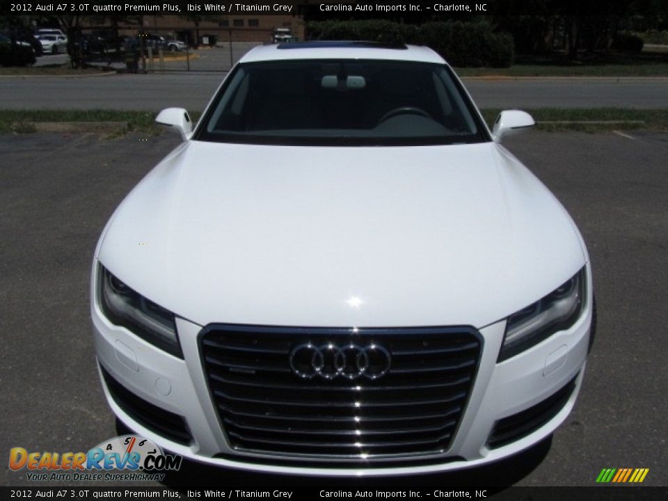 2012 Audi A7 3.0T quattro Premium Plus Ibis White / Titanium Grey Photo #5