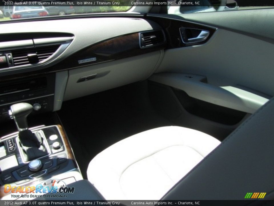 2012 Audi A7 3.0T quattro Premium Plus Ibis White / Titanium Grey Photo #14