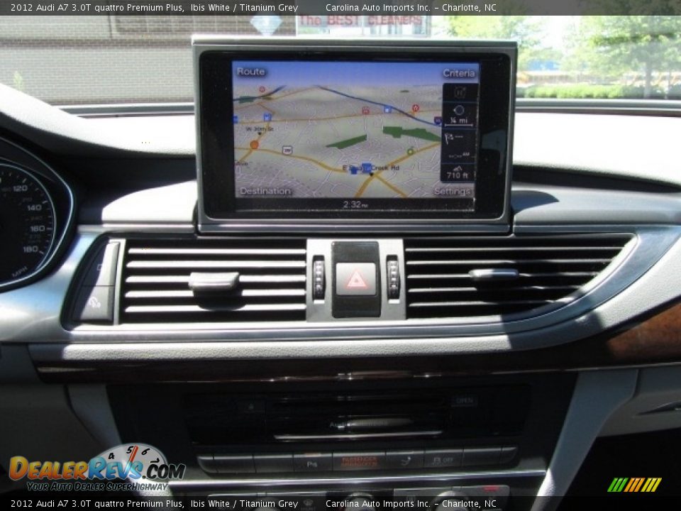 2012 Audi A7 3.0T quattro Premium Plus Ibis White / Titanium Grey Photo #16