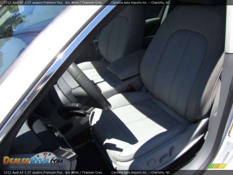2012 Audi A7 3.0T quattro Premium Plus Ibis White / Titanium Grey Photo #19