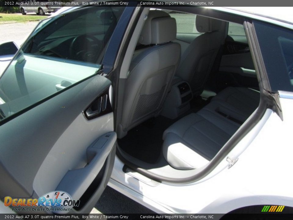 2012 Audi A7 3.0T quattro Premium Plus Ibis White / Titanium Grey Photo #20