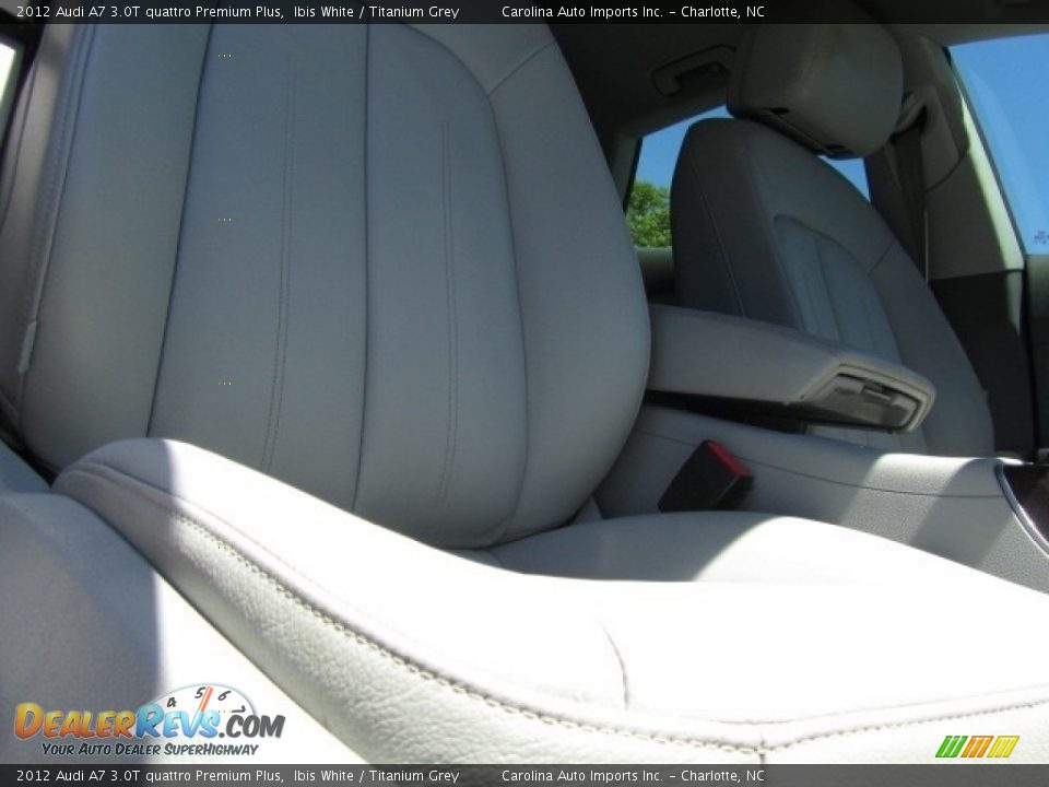 2012 Audi A7 3.0T quattro Premium Plus Ibis White / Titanium Grey Photo #23