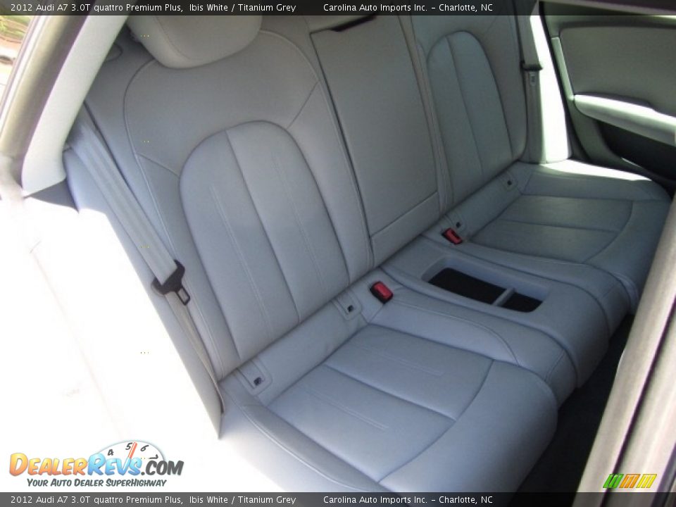 2012 Audi A7 3.0T quattro Premium Plus Ibis White / Titanium Grey Photo #24
