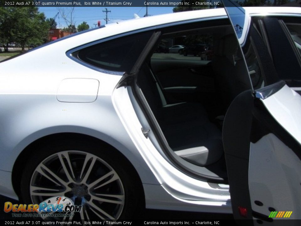 2012 Audi A7 3.0T quattro Premium Plus Ibis White / Titanium Grey Photo #25