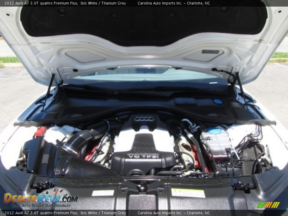 2012 Audi A7 3.0T quattro Premium Plus Ibis White / Titanium Grey Photo #26
