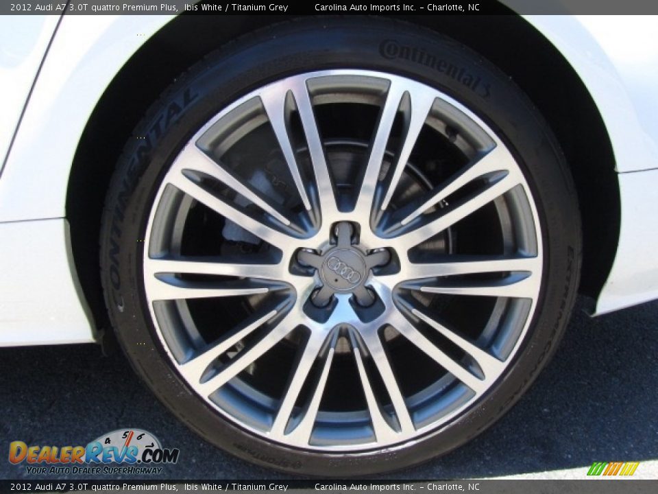 2012 Audi A7 3.0T quattro Premium Plus Ibis White / Titanium Grey Photo #27