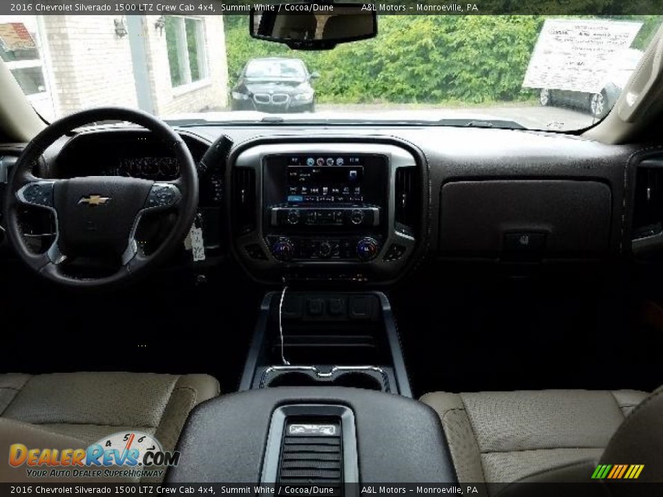 2016 Chevrolet Silverado 1500 LTZ Crew Cab 4x4 Summit White / Cocoa/Dune Photo #4