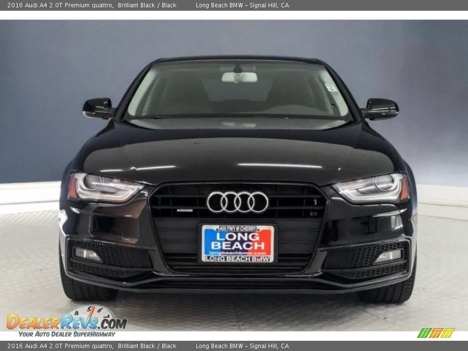 2016 Audi A4 2.0T Premium quattro Brilliant Black / Black Photo #2