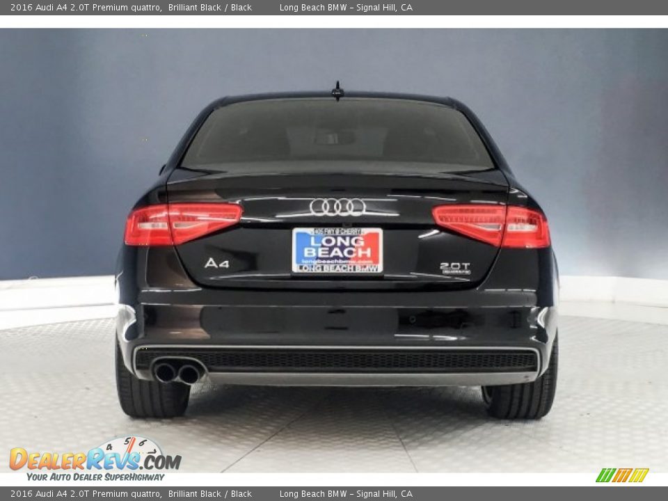 2016 Audi A4 2.0T Premium quattro Brilliant Black / Black Photo #3