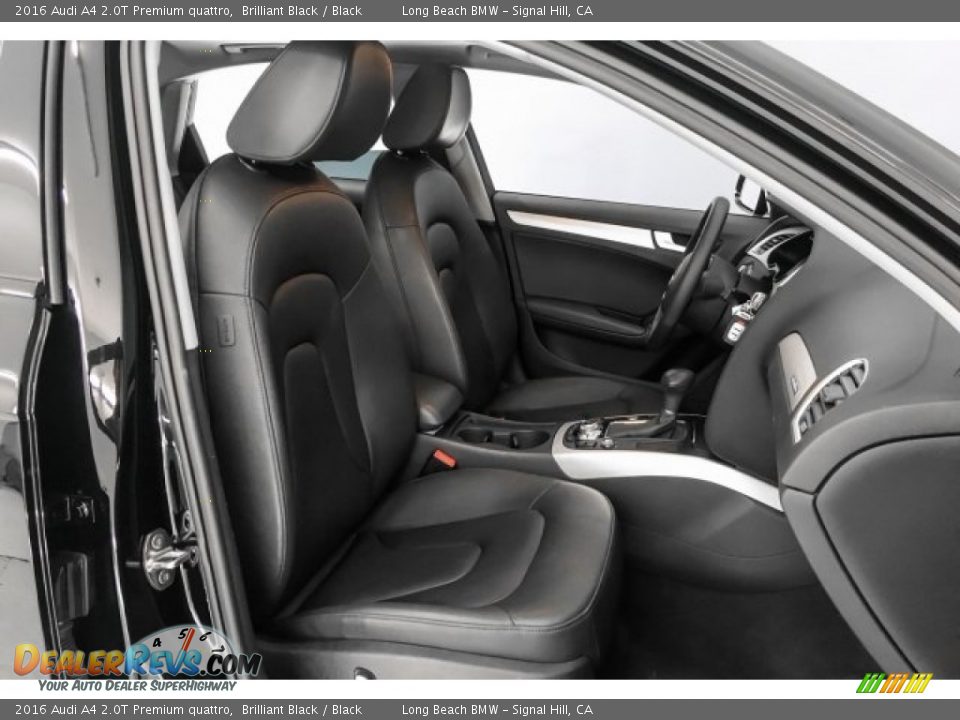 2016 Audi A4 2.0T Premium quattro Brilliant Black / Black Photo #6