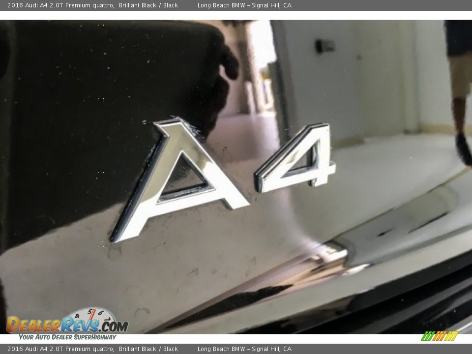 2016 Audi A4 2.0T Premium quattro Brilliant Black / Black Photo #7