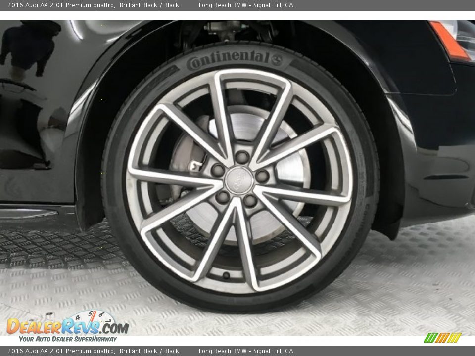 2016 Audi A4 2.0T Premium quattro Brilliant Black / Black Photo #8
