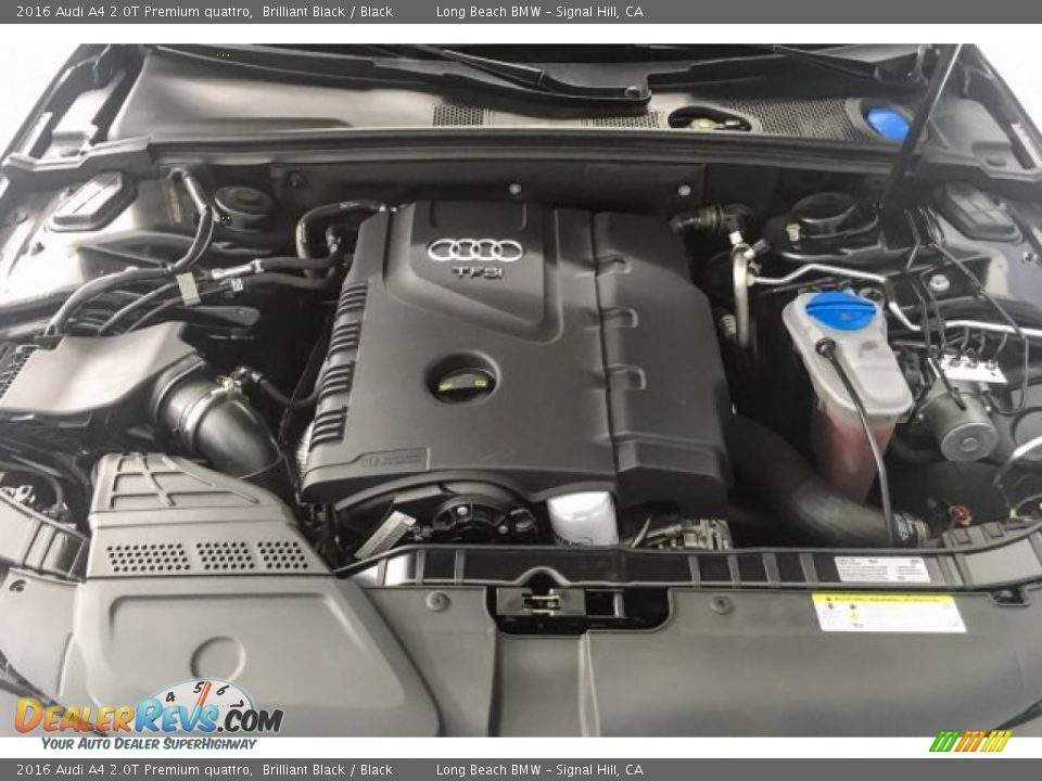 2016 Audi A4 2.0T Premium quattro Brilliant Black / Black Photo #9