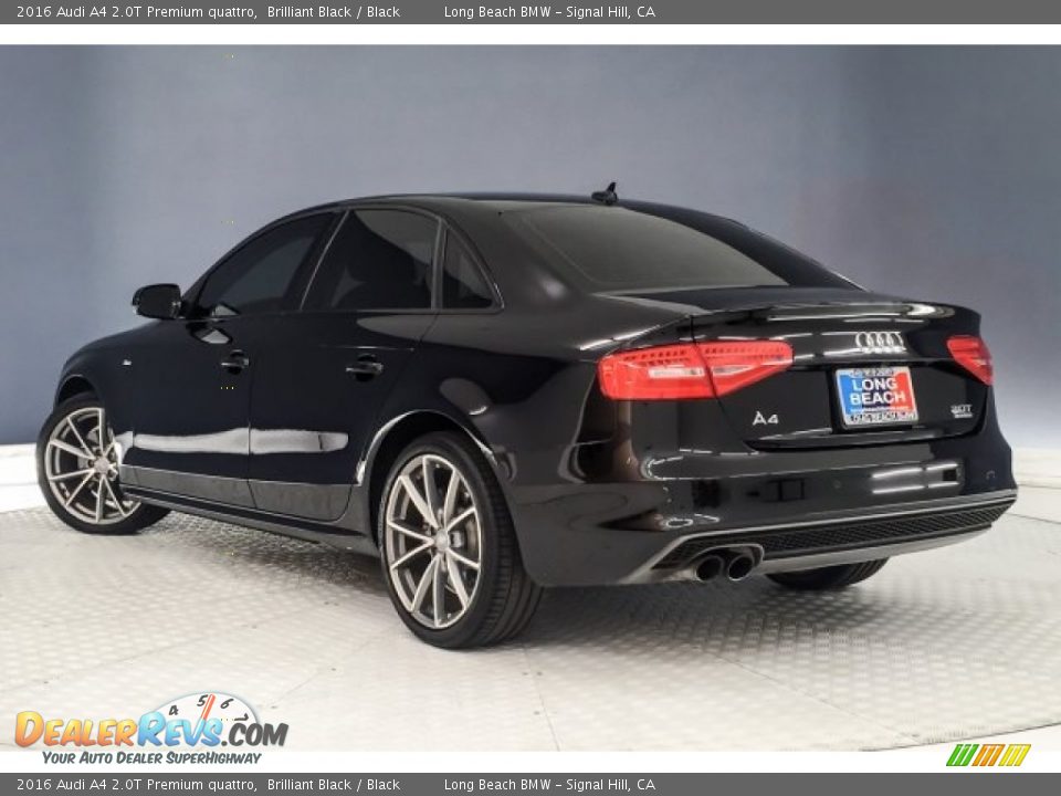 2016 Audi A4 2.0T Premium quattro Brilliant Black / Black Photo #10