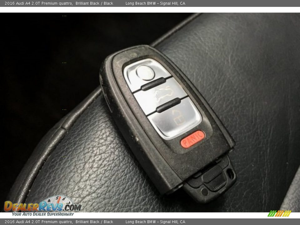 2016 Audi A4 2.0T Premium quattro Brilliant Black / Black Photo #11