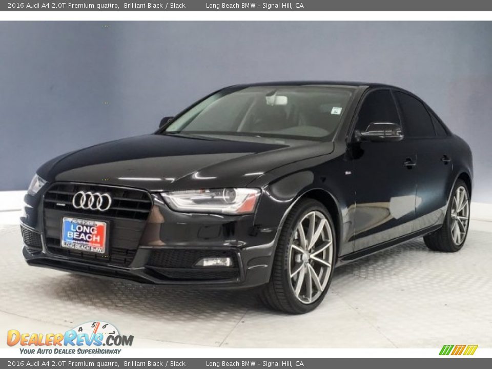 2016 Audi A4 2.0T Premium quattro Brilliant Black / Black Photo #13