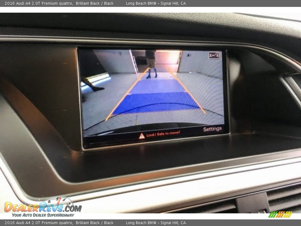 2016 Audi A4 2.0T Premium quattro Brilliant Black / Black Photo #14