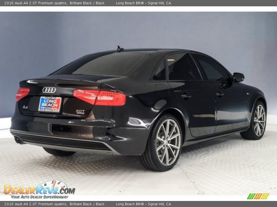 2016 Audi A4 2.0T Premium quattro Brilliant Black / Black Photo #15