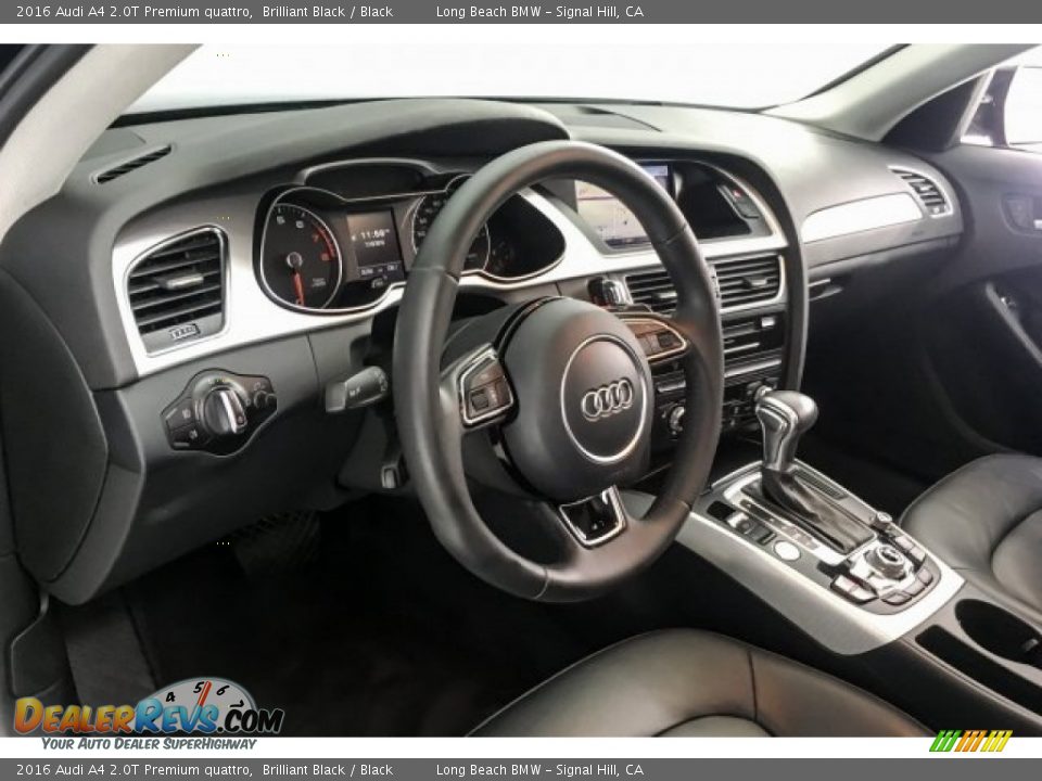 2016 Audi A4 2.0T Premium quattro Brilliant Black / Black Photo #20