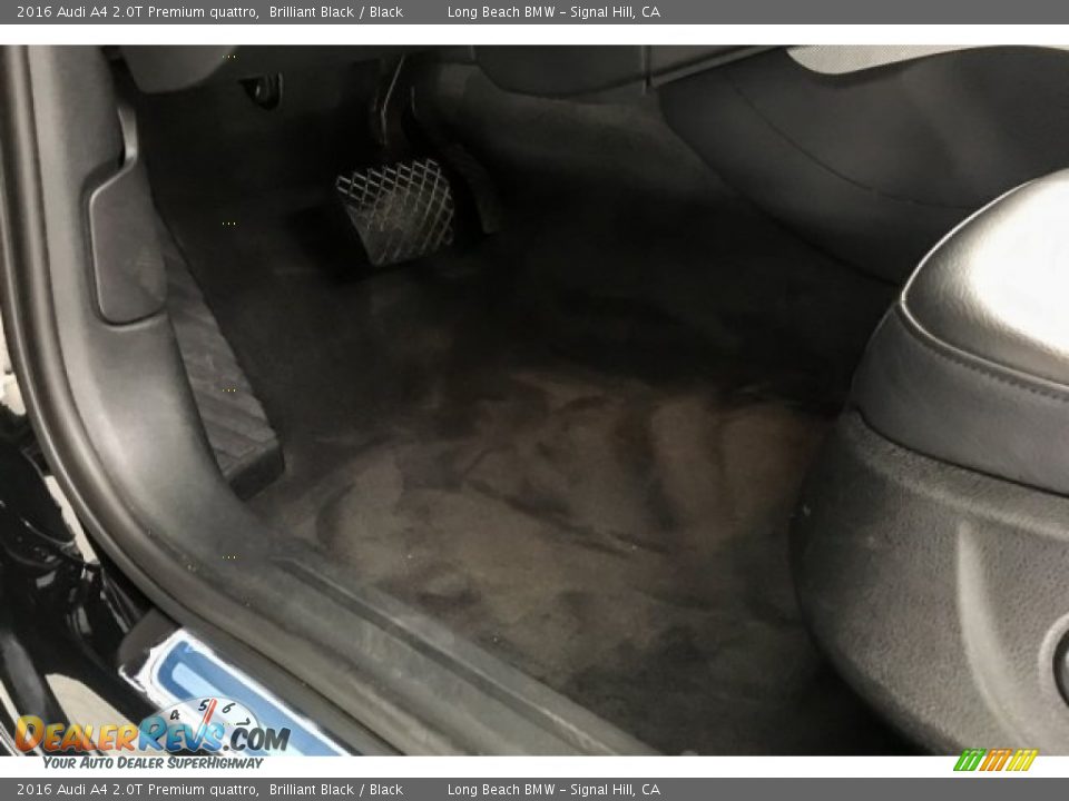 2016 Audi A4 2.0T Premium quattro Brilliant Black / Black Photo #21