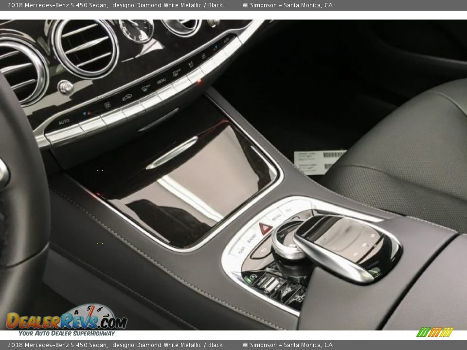 2018 Mercedes-Benz S 450 Sedan designo Diamond White Metallic / Black Photo #7
