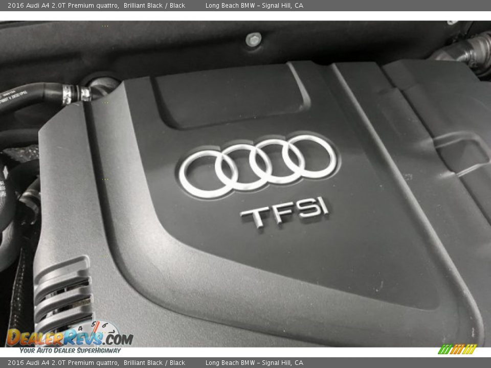 2016 Audi A4 2.0T Premium quattro Brilliant Black / Black Photo #28
