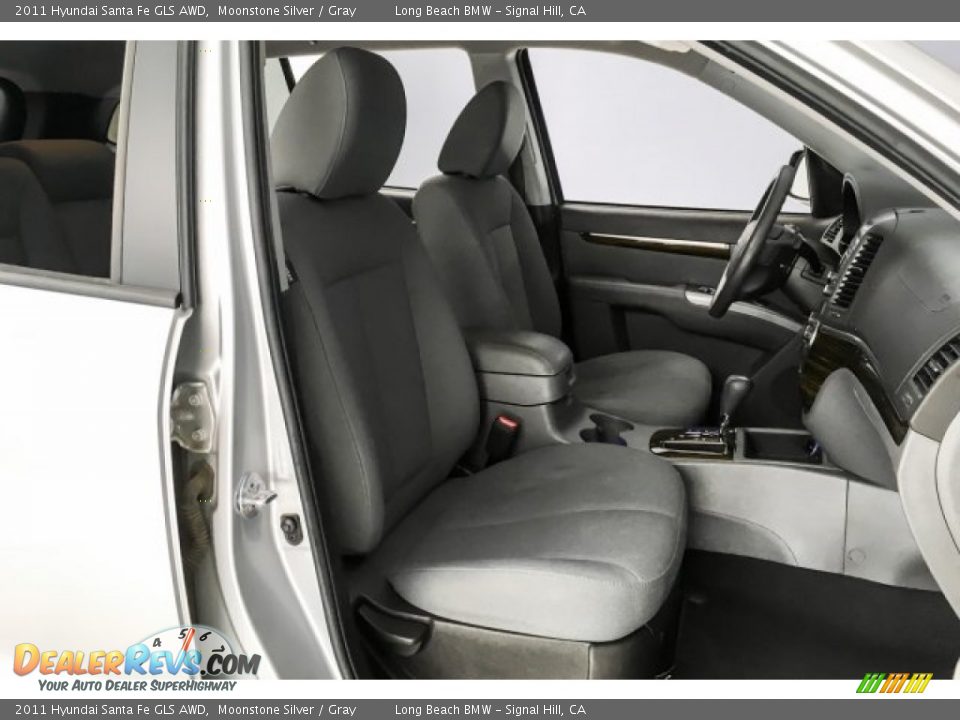 2011 Hyundai Santa Fe GLS AWD Moonstone Silver / Gray Photo #6