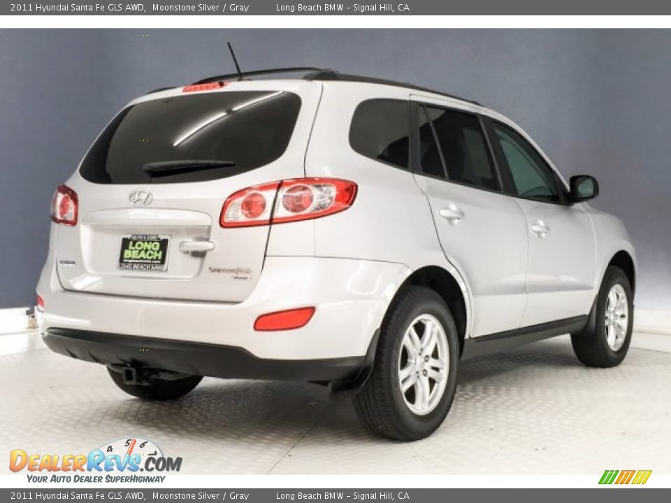 2011 Hyundai Santa Fe GLS AWD Moonstone Silver / Gray Photo #16