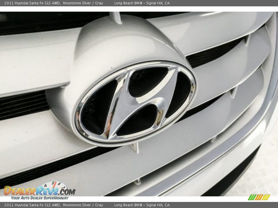 2011 Hyundai Santa Fe GLS AWD Moonstone Silver / Gray Photo #28