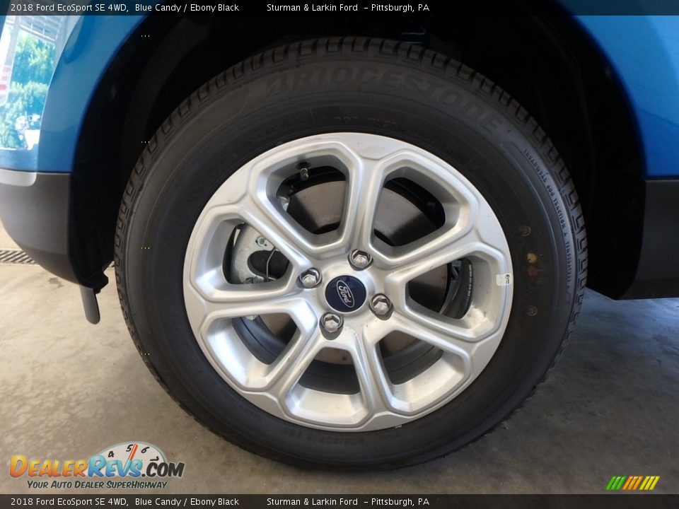 2018 Ford EcoSport SE 4WD Blue Candy / Ebony Black Photo #5