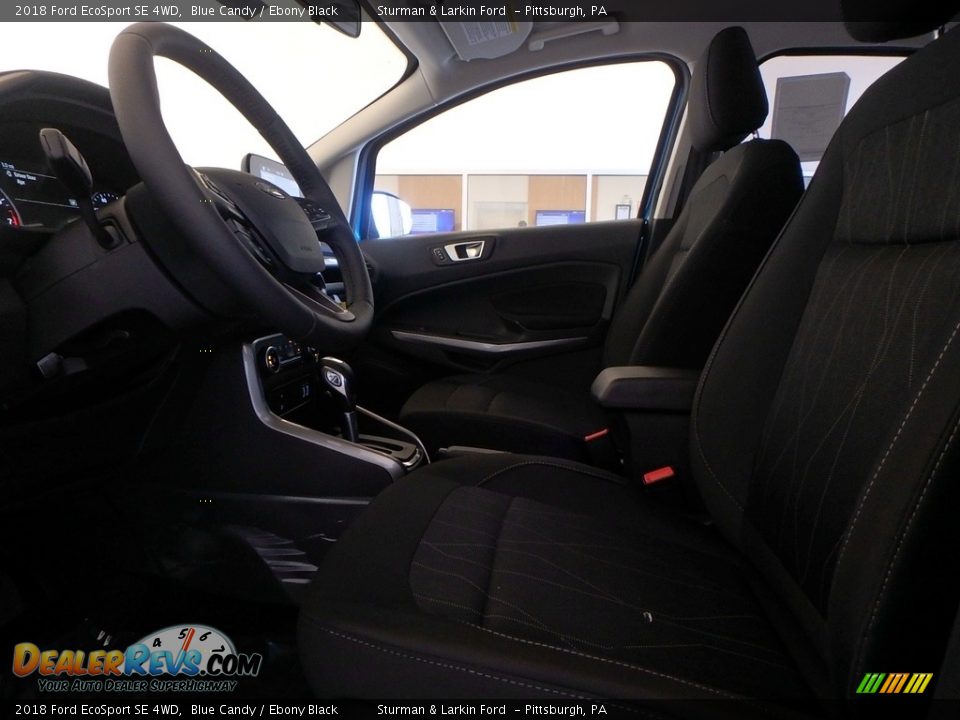 2018 Ford EcoSport SE 4WD Blue Candy / Ebony Black Photo #6