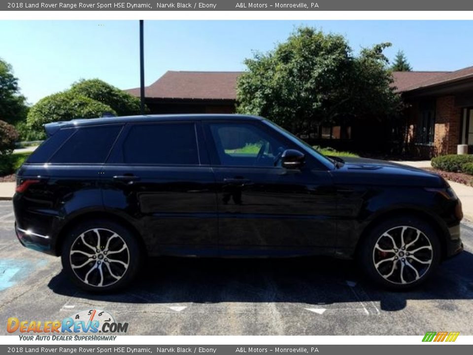 2018 Land Rover Range Rover Sport HSE Dynamic Narvik Black / Ebony Photo #6