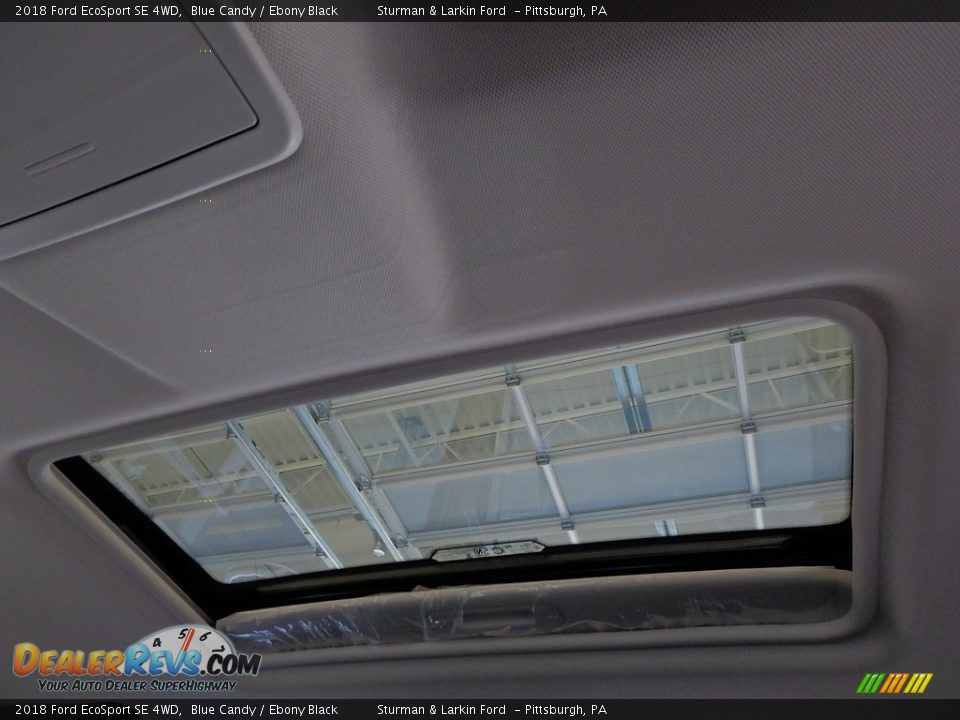 2018 Ford EcoSport SE 4WD Blue Candy / Ebony Black Photo #11