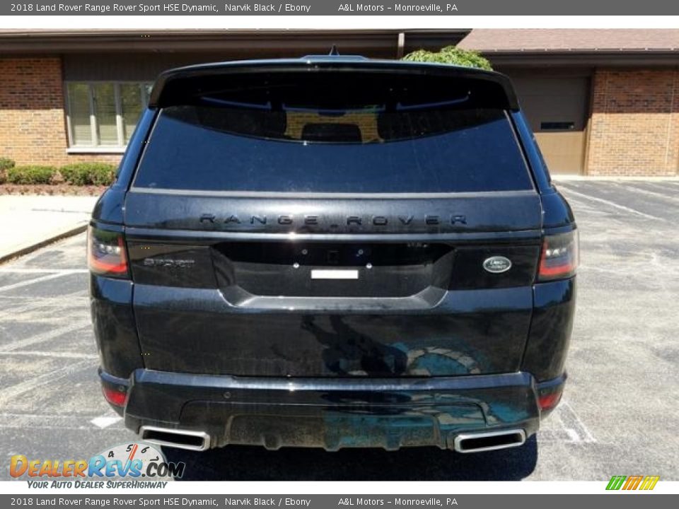2018 Land Rover Range Rover Sport HSE Dynamic Narvik Black / Ebony Photo #7