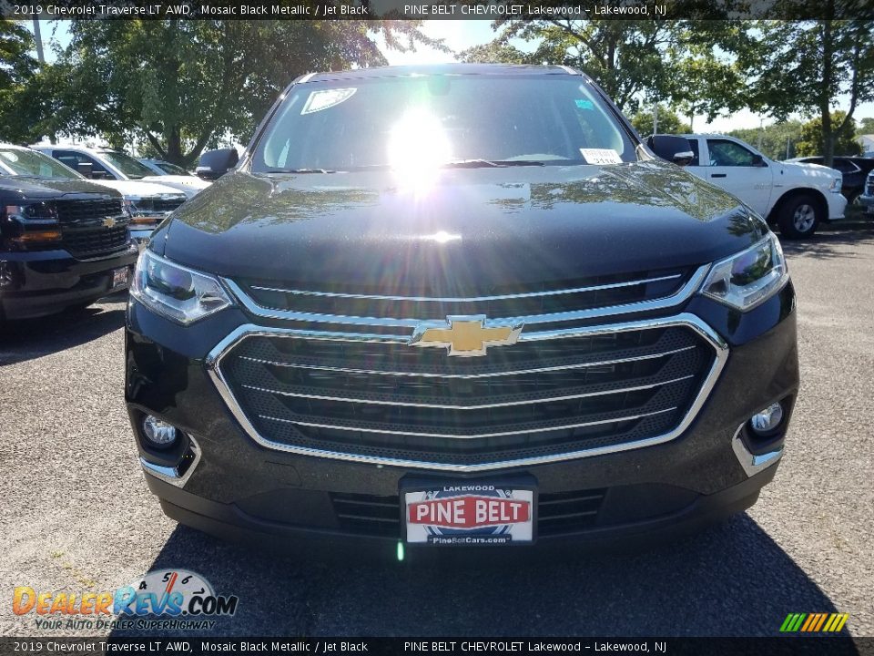 2019 Chevrolet Traverse LT AWD Mosaic Black Metallic / Jet Black Photo #2