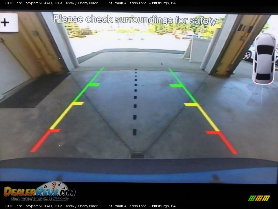 2018 Ford EcoSport SE 4WD Blue Candy / Ebony Black Photo #13