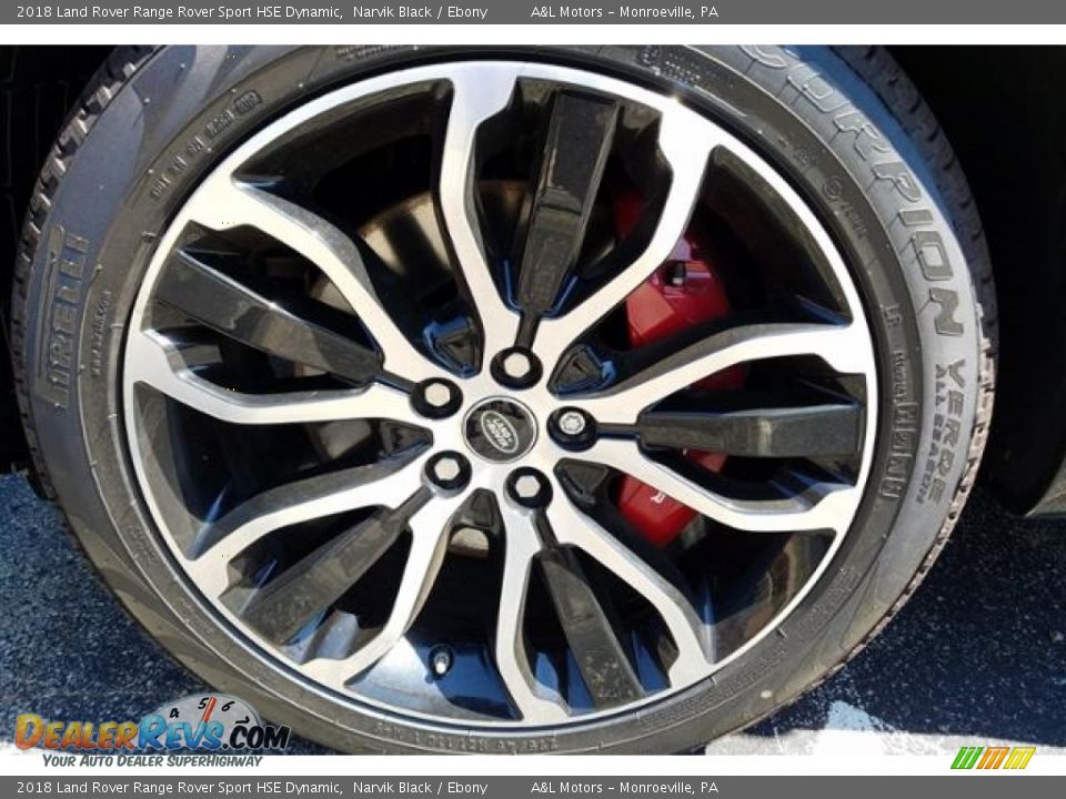 2018 Land Rover Range Rover Sport HSE Dynamic Narvik Black / Ebony Photo #9
